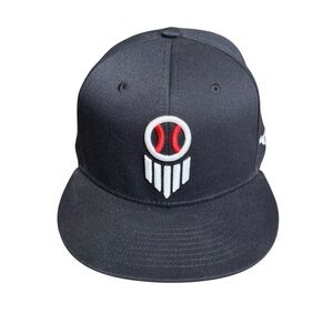 Mizuno PBR Black Twill Baseball Snapback Hat Men's OS
